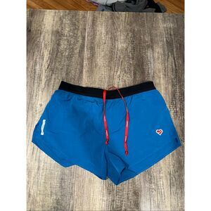 Women's Heartbreak Hill Athletic Running Shorts Blue Medium 2.5" Inseam